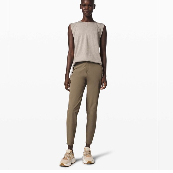 Lululemon Esker Slim Nylon Trouser Hiking *lululemon lab* Nomad Size 12 W5CE7S - Picture 4 of 14